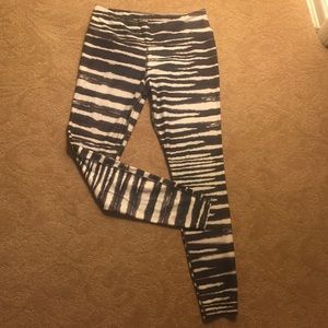 Nike dri-fit zebra tights